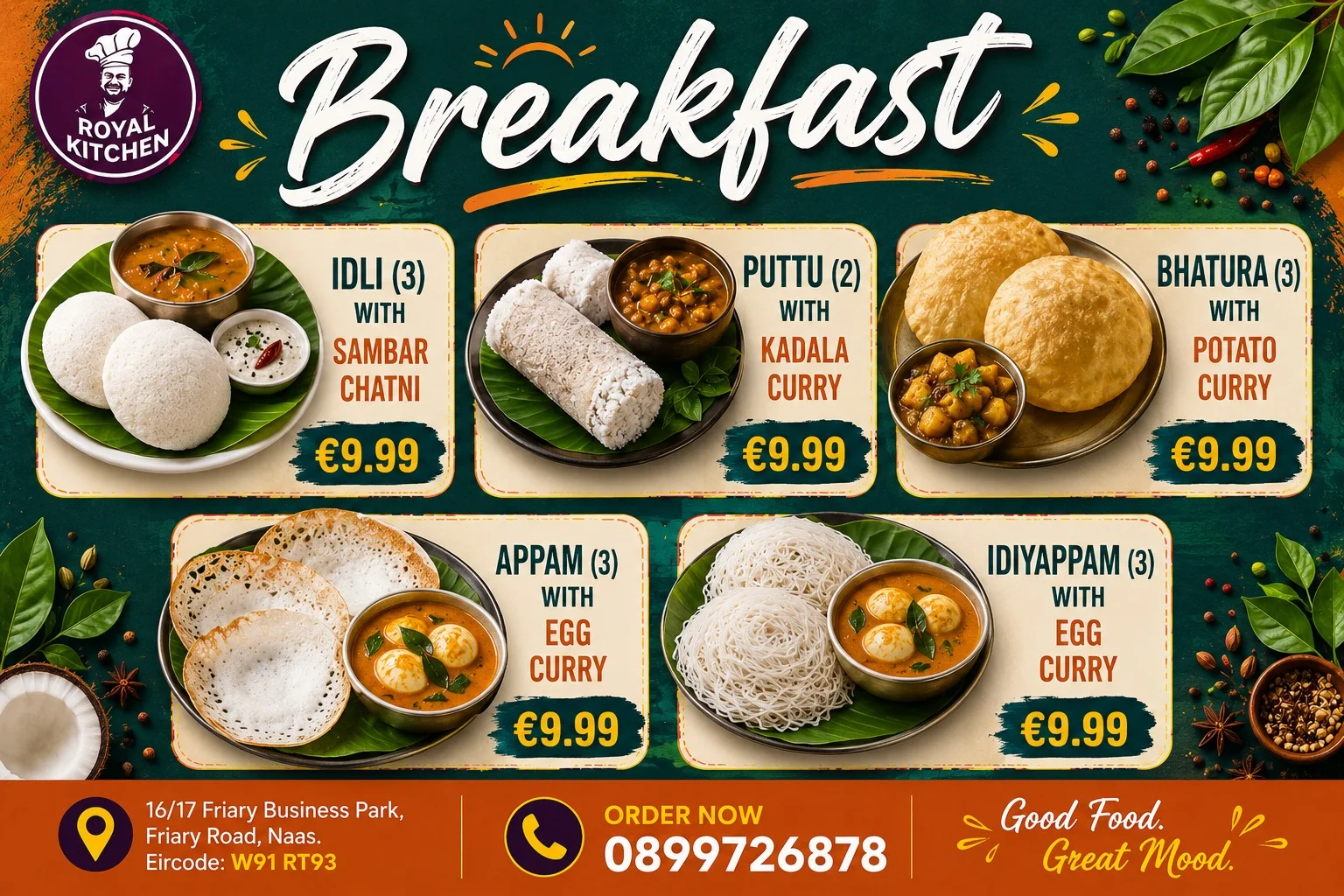Royal Kitchen breakfast campaign