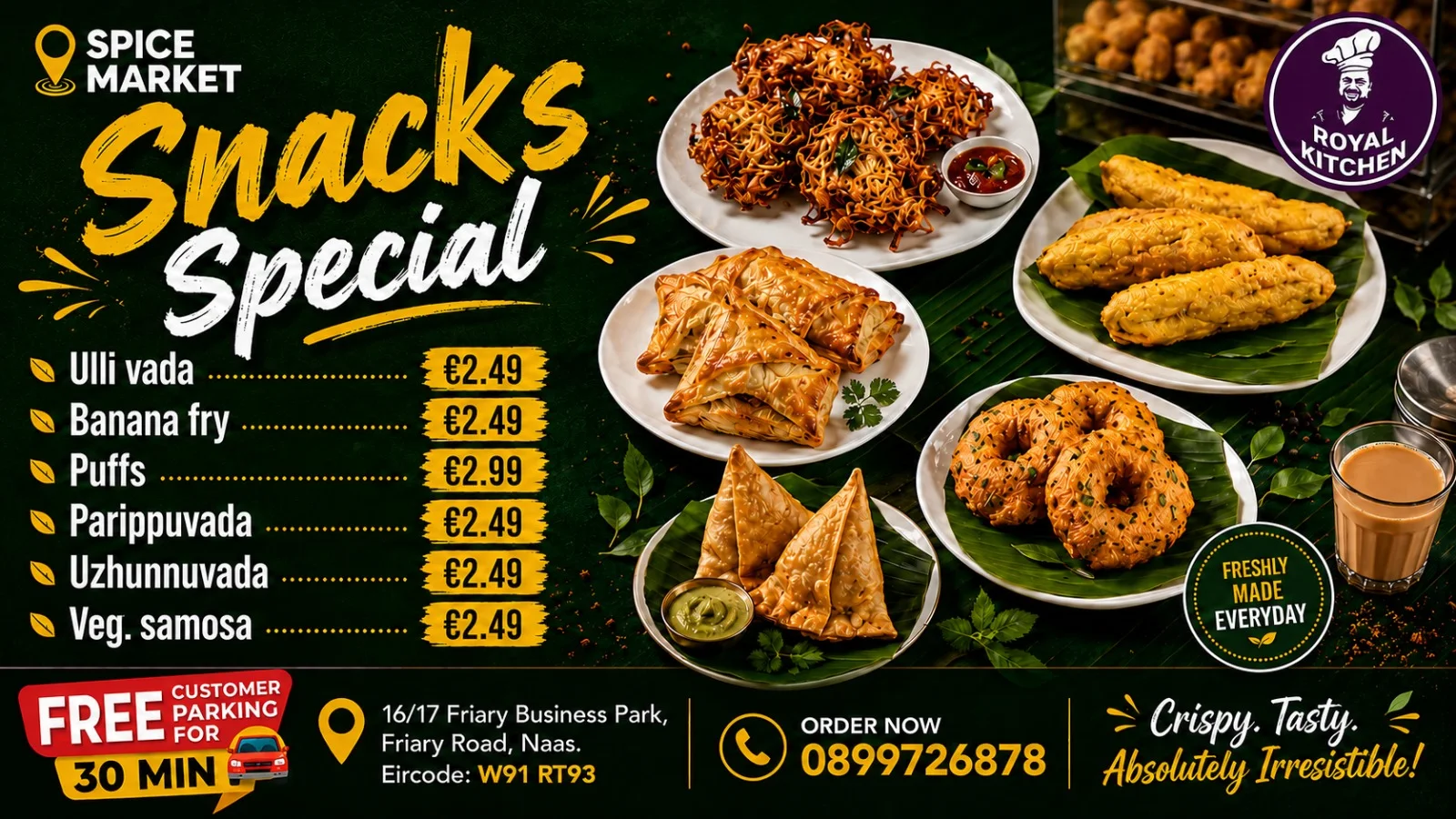 Royal Kitchen snacks campaign
