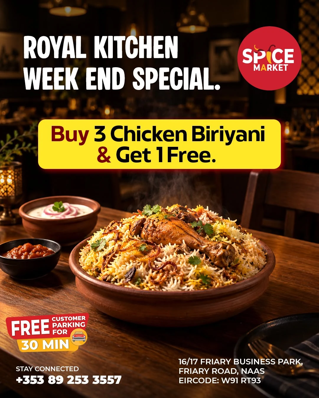 Royal Kitchen weekend special campaign