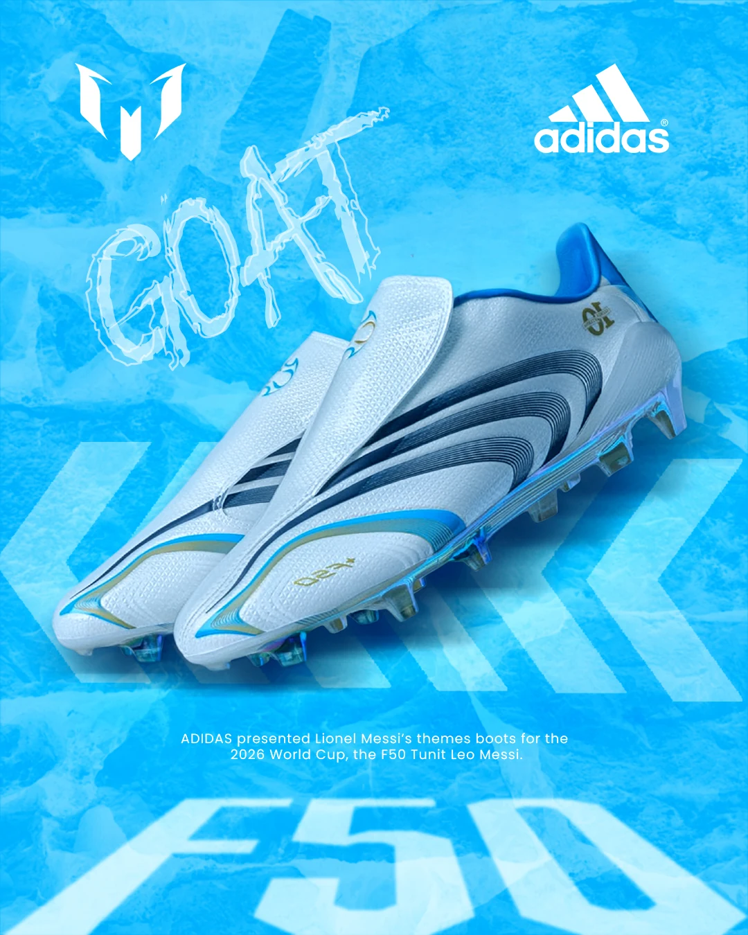 Adidas football boot concept poster
