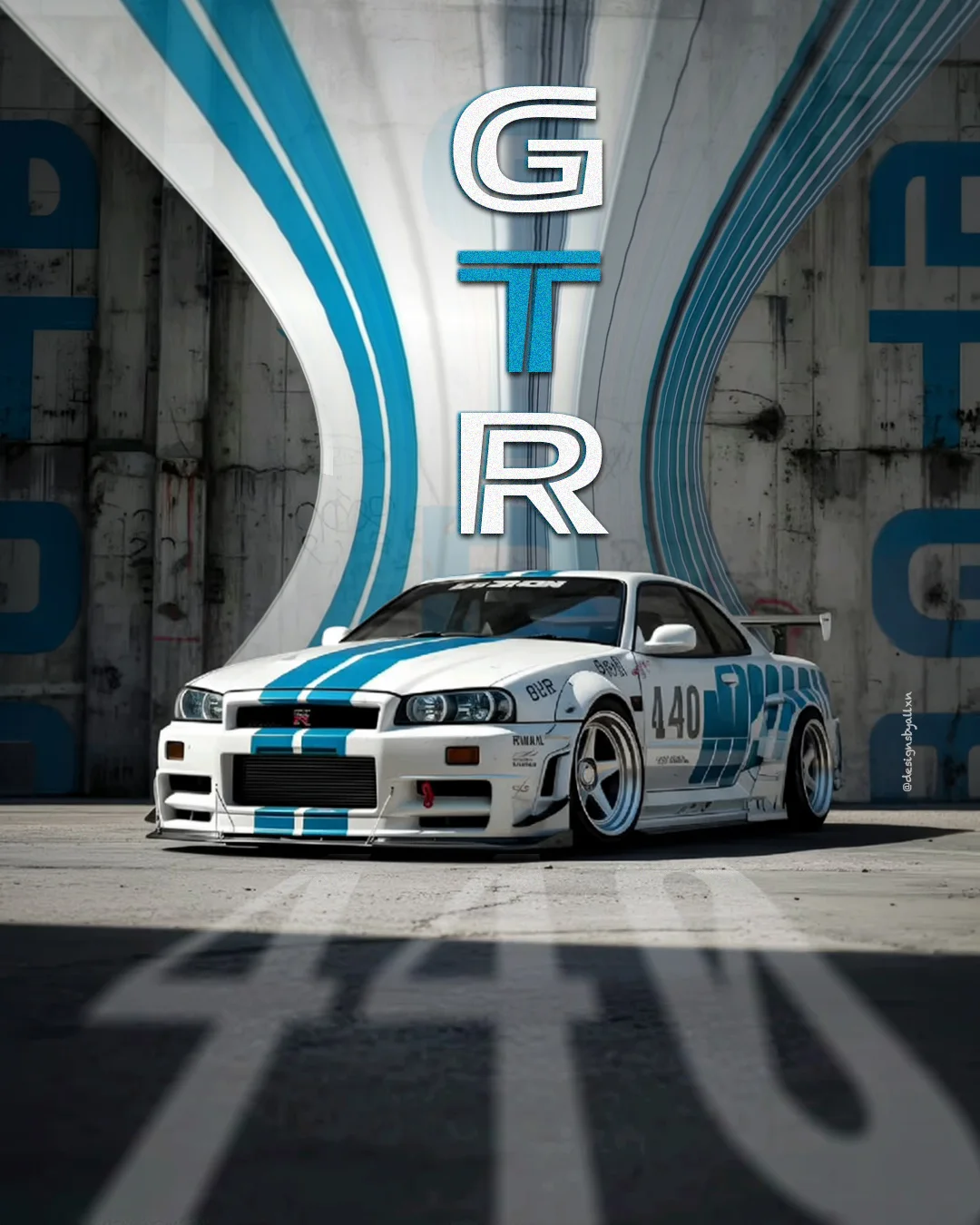 Nissan GTR poster