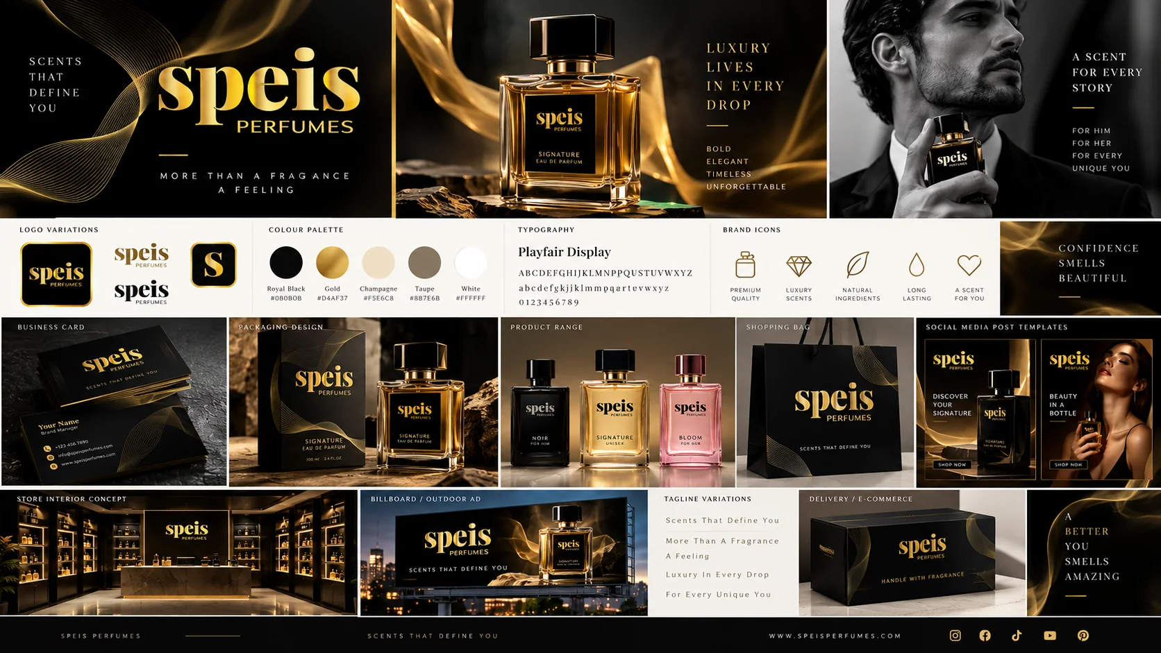 Speis Perfumes identity