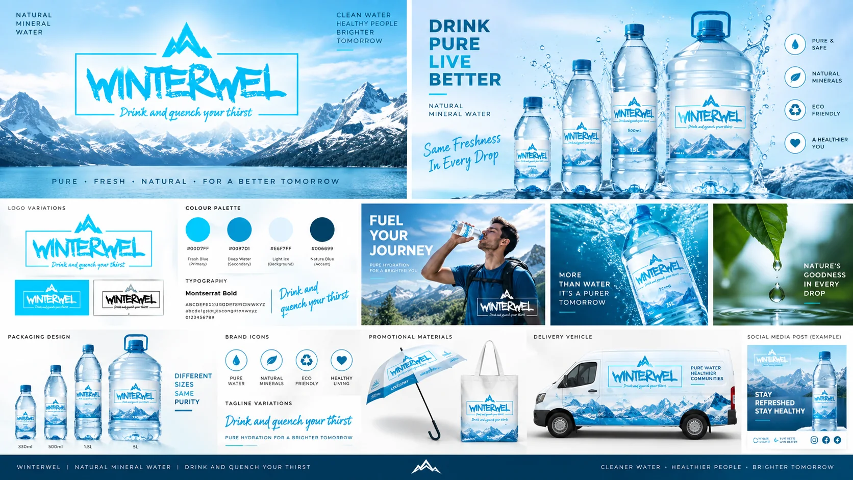 Winterwel mineral water identity